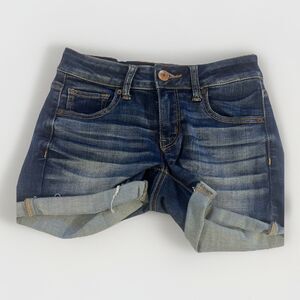 American Eagle Midi Blue Super Super Stretch Womens Denim 0